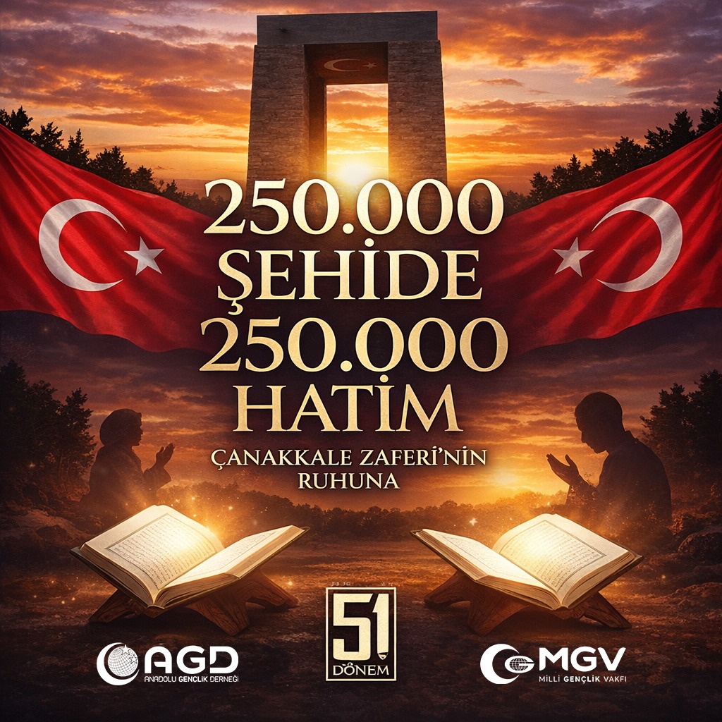 250.000 Şehide 250.000 Hatim